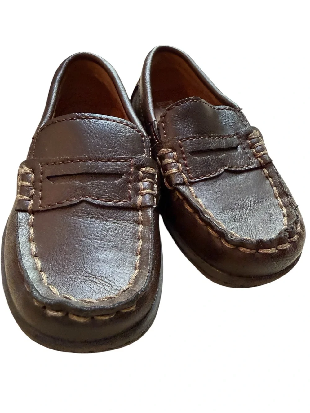 Freeman Boys Brown Dress Loafers size 6 toddler